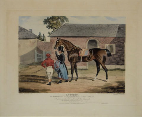 John Frederick Herring (1795-1865), after, Antonio: Winner of the Great St Leger at Doncaster, 1819