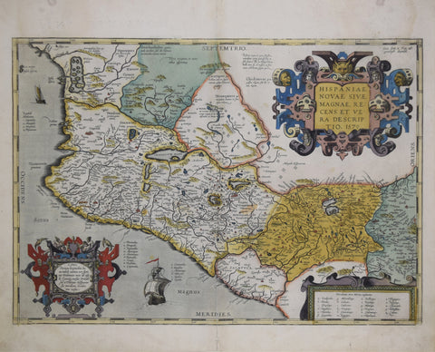 Abraham Ortelius (Flemish, 1527-1598), Hispaniae Novae Sivae Magnae Recens Et Vera Descriptio 1579