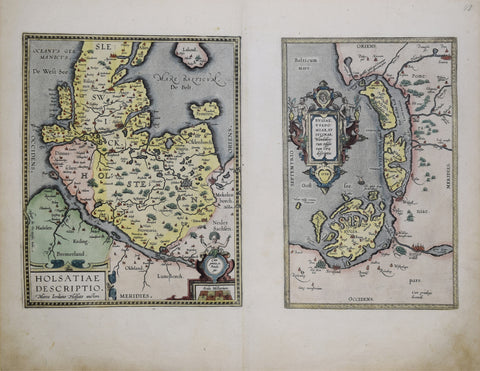 Abraham Ortelius (Flemish, 1527-1598), Holsatiae & Rugiae