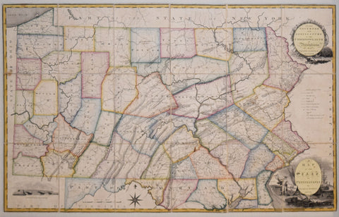 Reading Howell (1743-1827), A Map of the State of Pennsylvania
