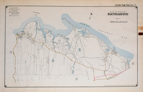 Merritt B. Hyde, Surveyor, Part of Town of Southampton, Plate 4