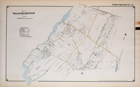 Merritt B. Hyde, Surveyor, Part of West Hampton, Plate 19