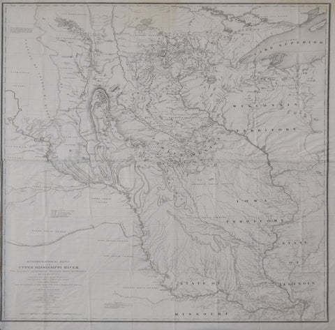 J.N. Nicollet and William H. Emory, Hydrographical Basin of the Mississippi River from Astronomical and Barometrical Observations…