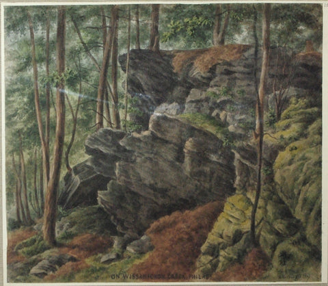 August Köllner (active 1838–72), On Wissahickon Creek. 1879