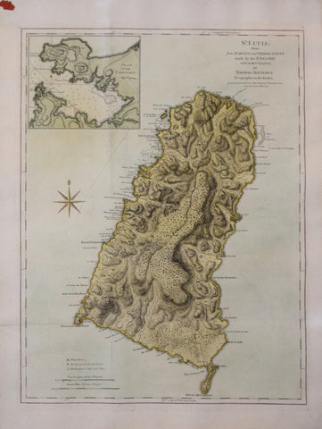 Thomas Jefferys (1719-1771), St. Lucia