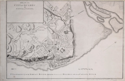Thomas Jefferys (1719-1771), A Plan of the City of Quebec, the Capital of Canada
