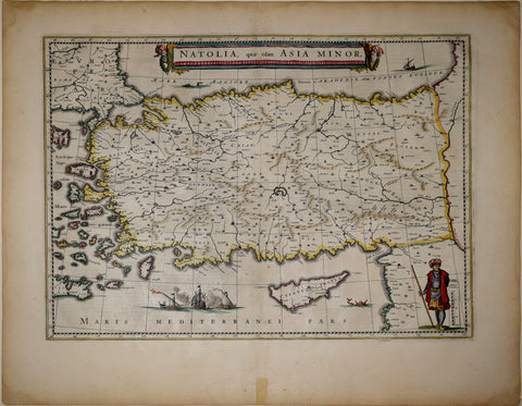 Johan Blaeu (1596-1673), Natolia, quae olim asia Minor [Turkey]