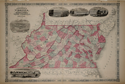 Johnson and Ward, Johnson's Virginia, Delaware, Maryland, West Virginia