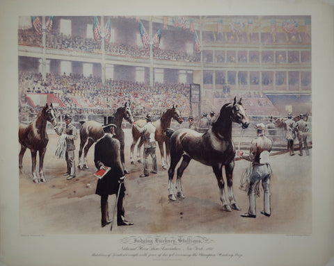 W. S. Vanderbilt Allen, Judging Hackney Stallions