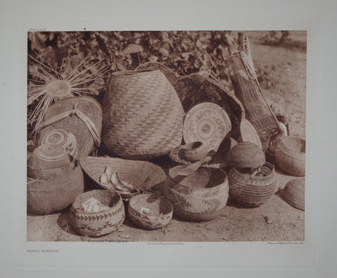 Edward S. Curtis (1868-1953), Karok Baskets Pl 438