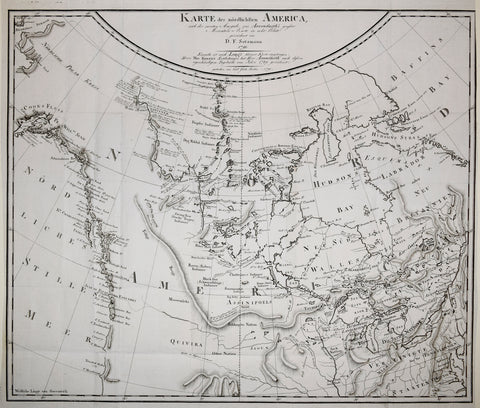 Daniel Friedrich Sotzmann (1754-1840), Karte des nordlichsten America
