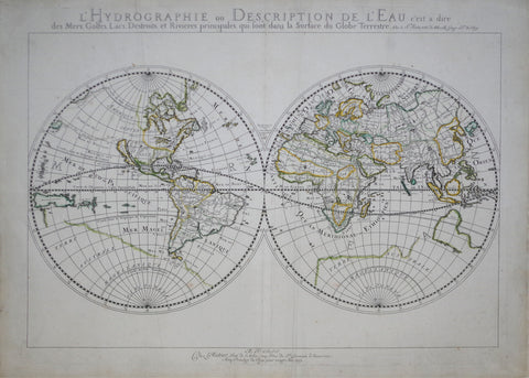 Sanson, Nicholas (French, 1600-1667), L’Hydrographie ou Description de L’Eau...