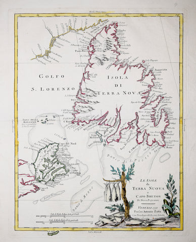 Antonio Zatta (fl. 1757-1797), Le Isole di Terra Nuova