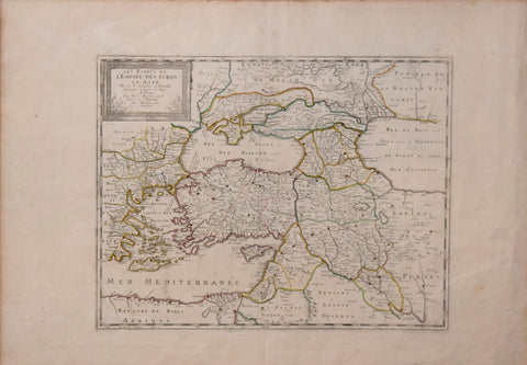 Nicolas Sanson (1600-1667), Les Estats de l'Empire des Turgs en Asie