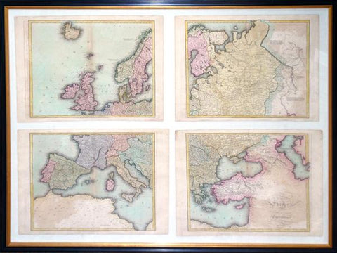 Daniel LIzars Jr.(1793-1875) & William Home Lizars (1788-1859), From the Latest and Best Surveys Europe divided into Separate Empires...