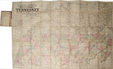 James T. Lloyd and Charles A. Reeves, Lloyd's official map of the State of Tennessee, 1863