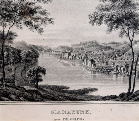 John Caspar Wild ( ca. 1804-1846), after, Manayunk, near Philadelphia