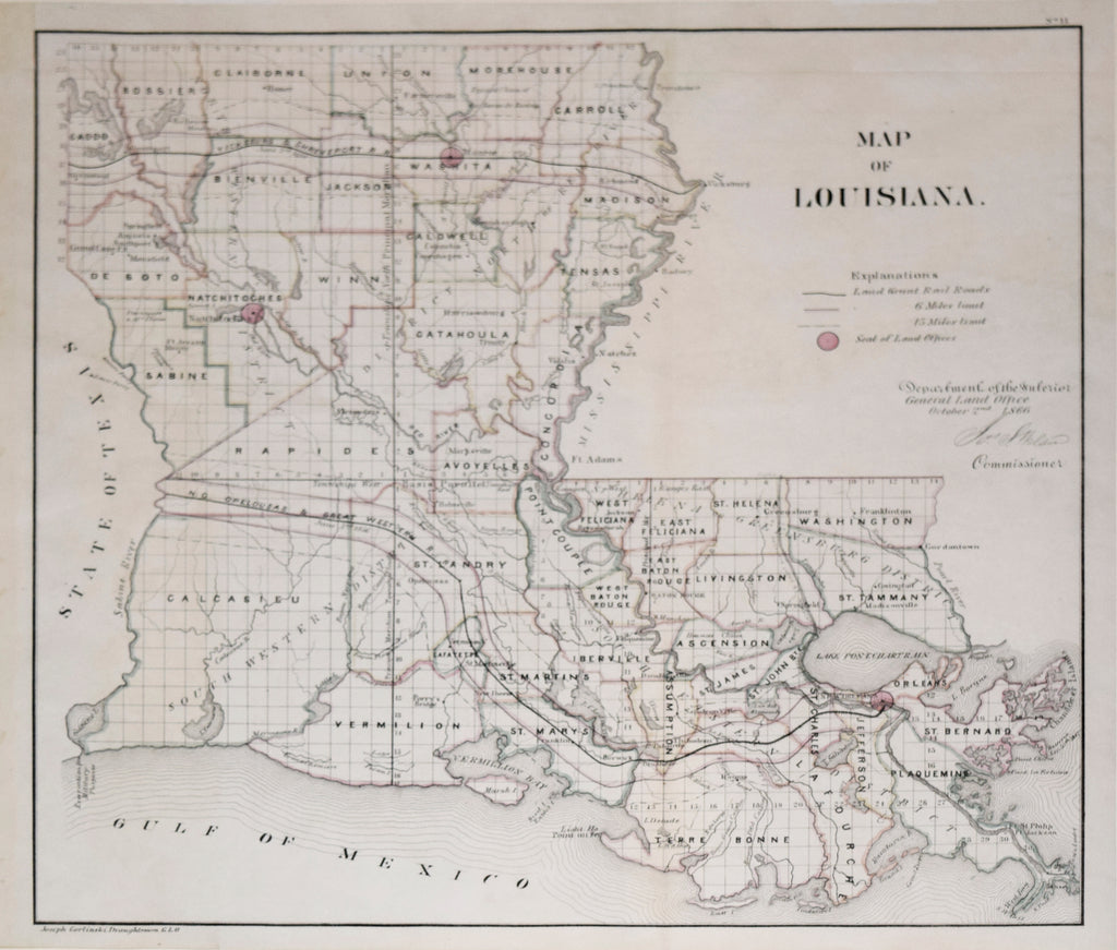 Louisiana Parish Map