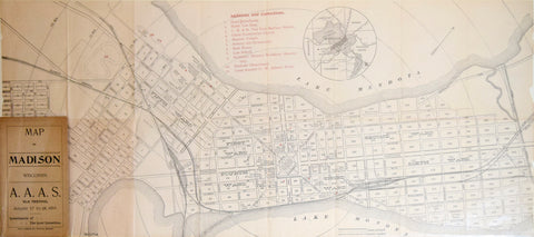 Tracy, Gibbs & Co., Map of Madison Wisconsin…