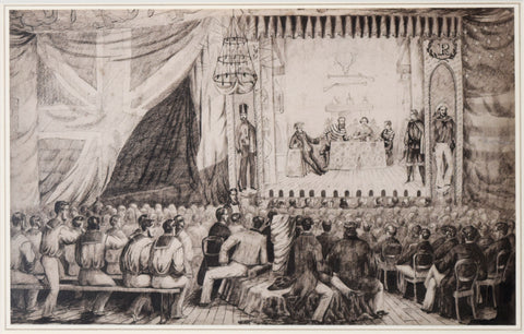 Alexander D.M. McArthur, Theatrical Entertainment Aboard the HMS Chesapeake, at Aden 1859