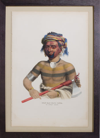 Thomas L. McKenney (1785-1859) & James Hall (1793-1868), Shau-Hau-Napu-Tinia, An Ioway Chief
