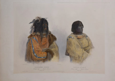 Karl Bodmer (1809-1893), Mehkskeme- Sukahs and Tatsicki- Stomick