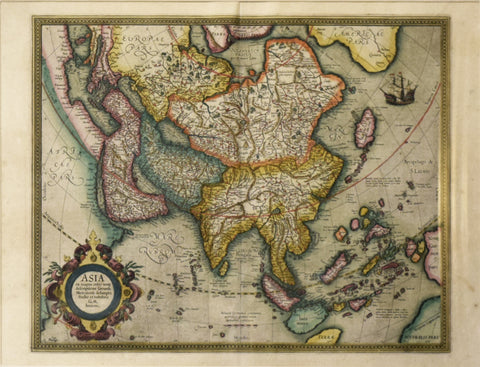 Gerard Mercator (1512-1594) & Jodocus Hondius (1563-1612), Asia ex Magna Orbi Terre Descriptione Gerardi Marcatoris..
