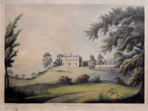 Alexander Robertson (1772-1841) , Mount Vernon in Virginia. The seat of the late Lieut. General George Washington commander in chief of the Armies of the United States