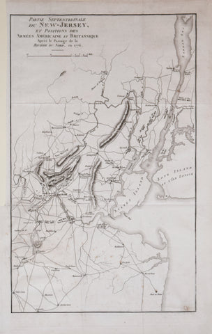 John Marshall, Partie Septentrionale du New Jersey, et Positions des Armees Americaine et Brittanique…