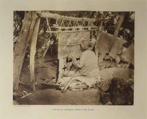 Rodman Wanamaker (1863-1928), Navajo Woman Weaving Rug
