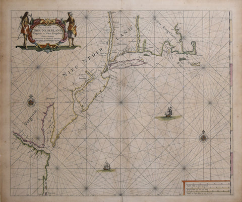 Hendrick Doncker (1626-1699), Pas Caert Van Nieu Nederland…