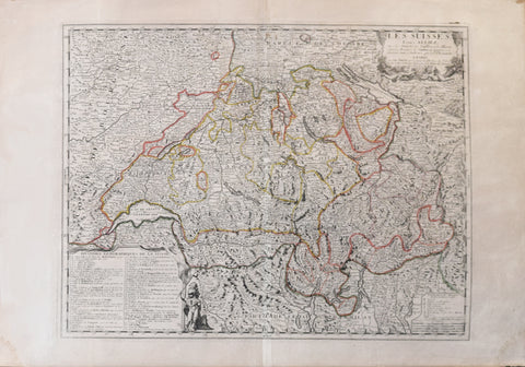 Jean Baptiste Nolin (French, 1657-1725), Les Suisses, Leurs Alliez avec les Sujets des Suisses, et des Alliez…
