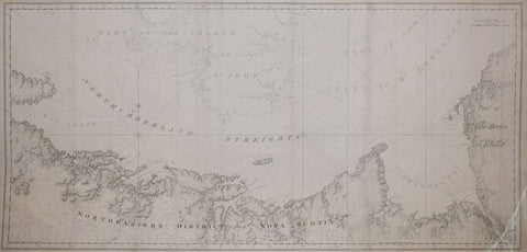 Joseph Frederick Wallet Des Barres (1721-1824), Part of the Island of St. John, Part of the Gulph of St. Lawrence, Part of Cape Breton Island, Northern District St. George Nova Scotia