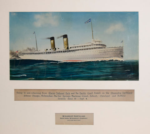 Haynes, Going to and Returning from Glacier National Park and the Pacific Coast travel on the Steamship Northland…