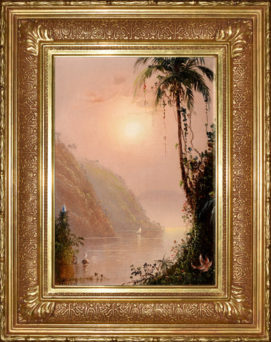Norton Bush (1834-1894). A Tropical View