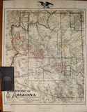 Emil A. Eckhoff and Paul Riecker, Map of the Territory of Arizona