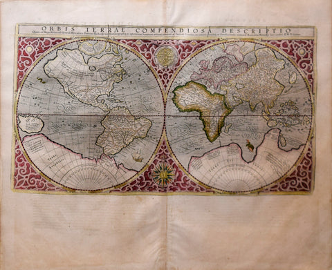 Gerard Mercator (1512-1594) - Jodocus Hondius (1563-1612), Orbis Terrae Compiosa Descriptio