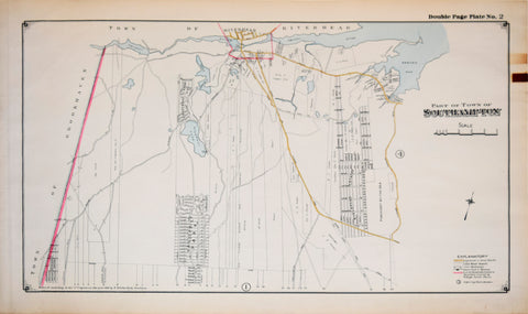 Merritt B. Hyde, Surveyor, Part of Town of Southampton, Plate 2