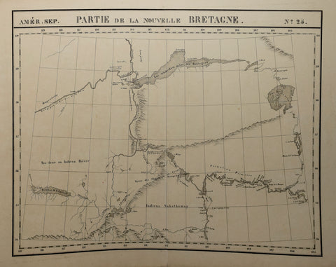 Philippe Vandermaelen (1795- 1869)) Partie de la Nouvelle Bretagne , No. 25