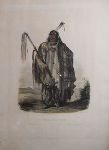 Karl Bodmer (1809-1893),  Tab. 23, Pehriska-Ruhpa