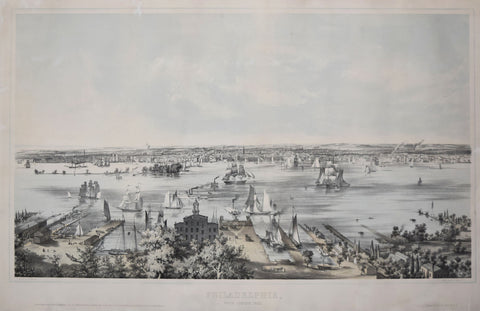 J.W. Hill & Smith. del., Philadelphia, from Camden 1850