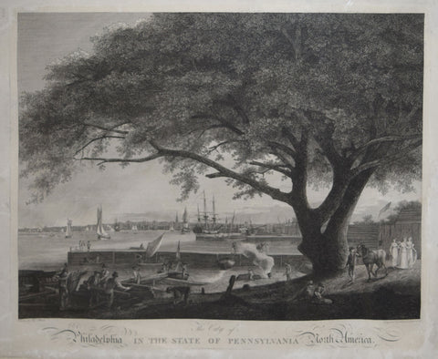After Thomas Birch (1779-1851), The City of Philadelphia in the State of Pennsylvania North America