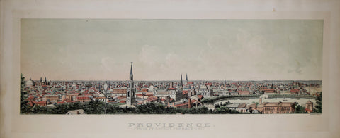 John H. Bufford (1810-1870), Providence from Prospect Terrace 1877