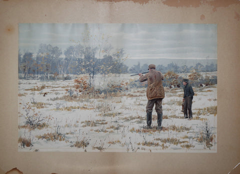 Arthur Burdett Frost (American, 1851-1928), Rabbit Shooting