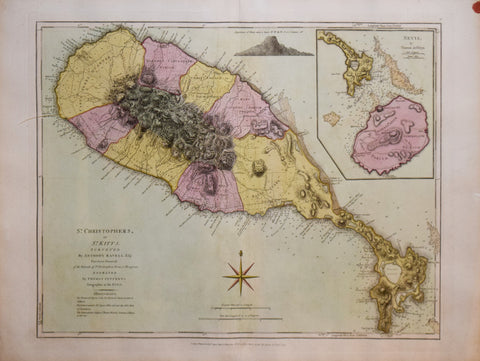 Thomas Jefferys (1719-1771), St. Christopher's or St. Kitts, plus Nevis