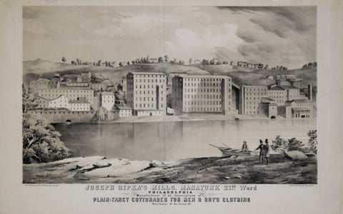 William H. Rease (1818-C.1872), Joseph Ripka’s Mills, Manayunk 21st Ward…