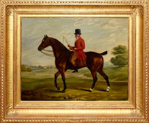 Unknown Artist, Redcoat on Horse