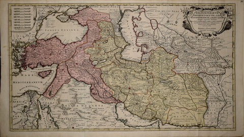 Renier & Joshua Ottens, Regnum Persicum Imperium Turcicum in Asia