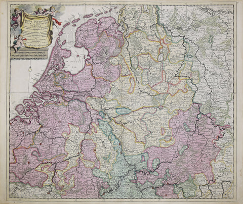 Theodore Danckerts (1640-1690) & Danckerts Family, Rheni Inferioris Mosae et Mosellae tabula....