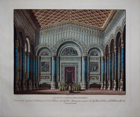 Alessandro Sanquirico (1777-1849), Salain un castello della Danimarca
